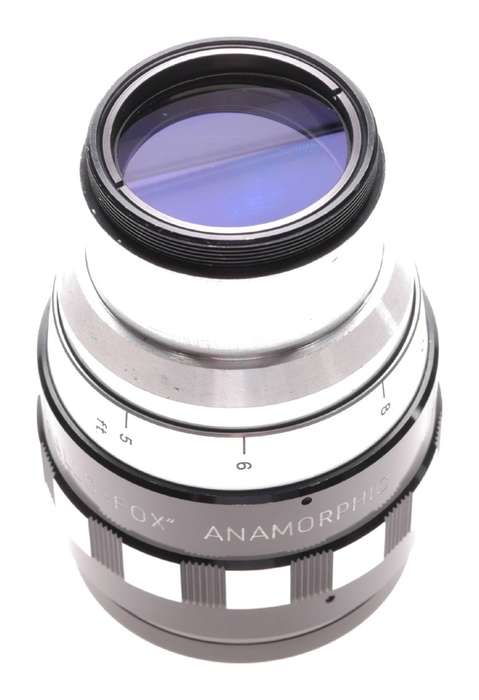 Anamorphic 16 C Gallo-fox lens used sparkling clean glass smooth focus box