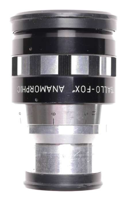 Anamorphic 16 C Gallo-fox lens used sparkling clean glass smooth focus box