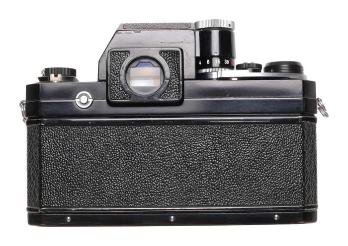 Nikon F Black SLR film camera clean condition Nikkor-H 1:2 f=50mm
