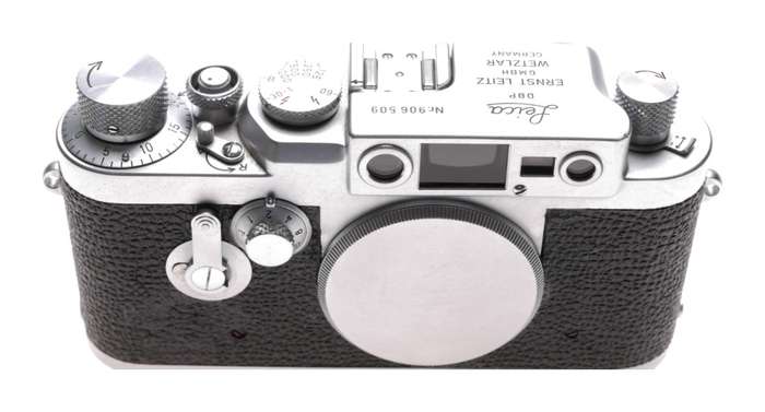 Leica IIIG 3g 35mm film camera vintage film chrome body