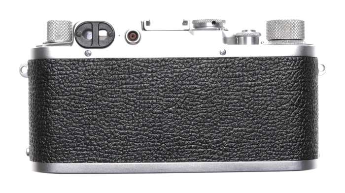 Leica IIIf chrome 35mm rangefinder camera Summitar f=5cm 1:2 lens 2/50 coated
