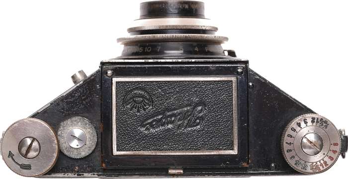 Makro Plasmat 2.7/75mm Black Exakta camera Hugo Meyer rare f2.7 lens f=75mm