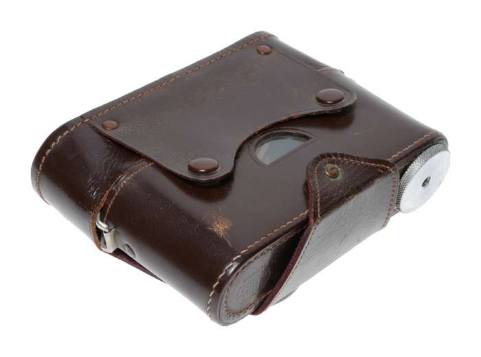 Ever ready Leica leather case with neck strap Leitz Wezlar original