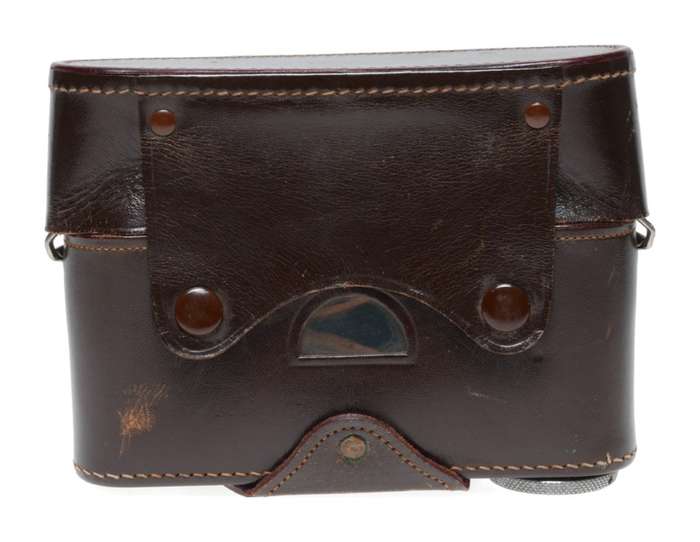 Ever ready Leica leather case with neck strap Leitz Wezlar original