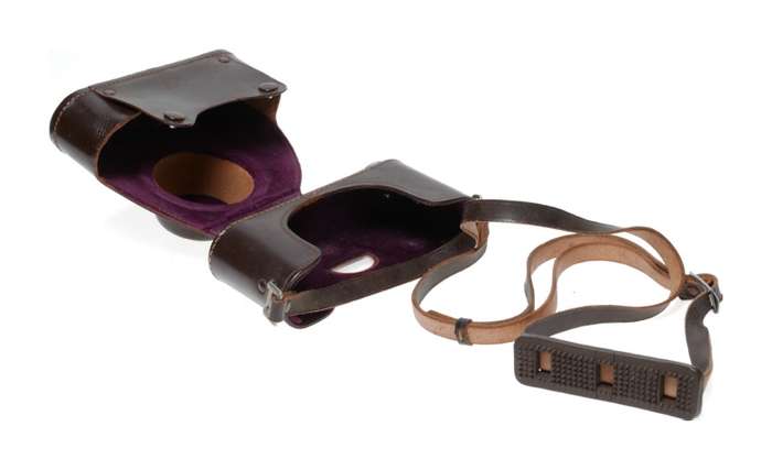 Ever ready Leica leather case with neck strap Leitz Wezlar original