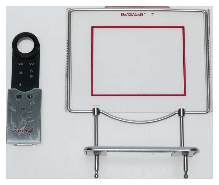 Linhof 9x12 T Super Technika rare clip on finder sports universal 4x5 camera