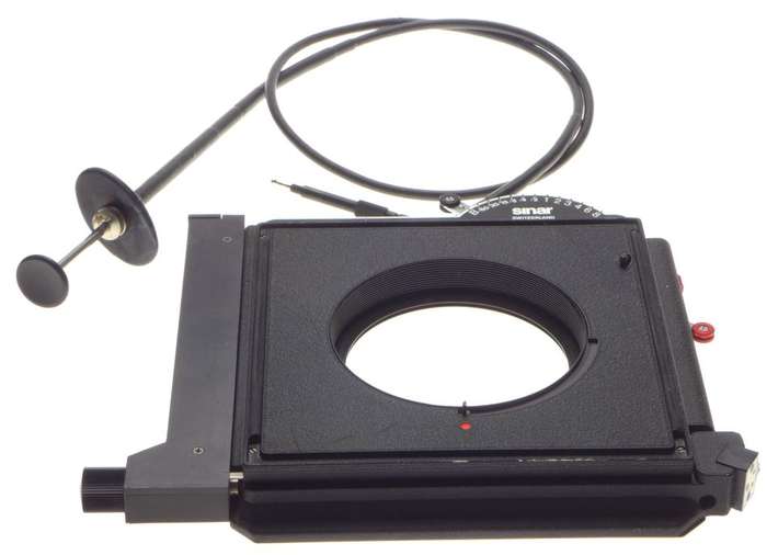 SINAR DB Automatic Copal Shutter auto aperature large format long cable release