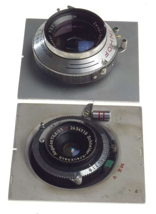 Linhof Super Technika IV 6x9 set 2x lenses Zeiss opton 1:3.5/105 Tessar 6.8/65mm