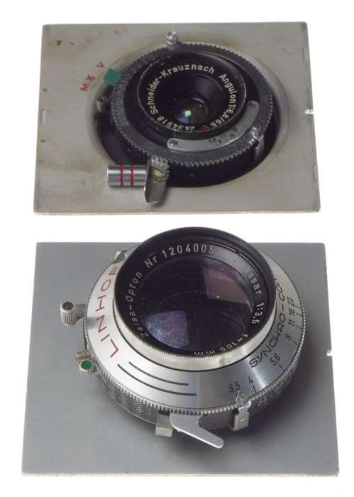 Linhof Super Technika IV 6x9 set 2x lenses Zeiss opton 1:3.5/105 Tessar 6.8/65mm