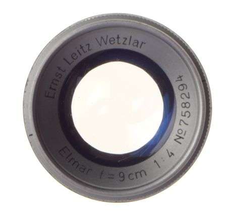 Screw-Mount 4/90 Leica M39 Elmar Chrome 1:4 f=9cm rangefinder camera lens f=90mm