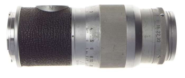 Hektor 13.5 Coated lens f4.5 chrome well used 4.5/135mm prime Leica rangefinder