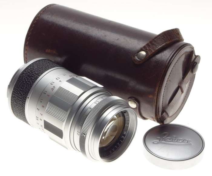 ELMARIT 2.8/90 Leitz Leica M camera lens RF Mint leather case Museum condition