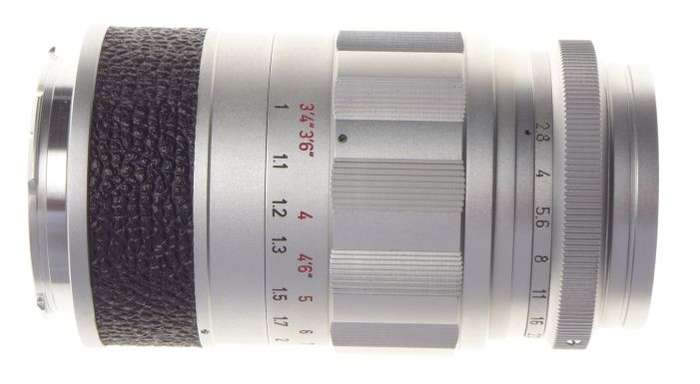 ELMARIT 2.8/90 Leitz Leica M camera lens RF Mint leather case Museum condition