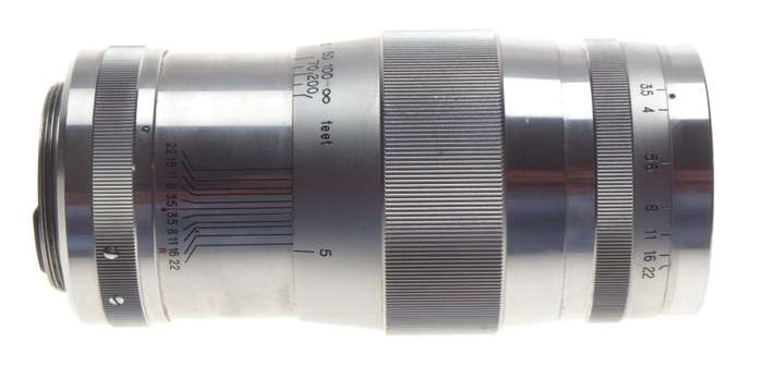 LEICA 39mm screw mount steel canon lens 13.5cm f=3.5 clean optics 3.5/135mm kit
