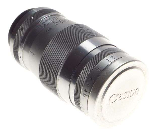 LEICA 39mm screw mount steel canon lens 13.5cm f=3.5 clean optics 3.5/135mm kit