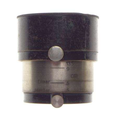 LEICA nickel retractable lens hood shade plack paint snap on Elmar hektor rare
