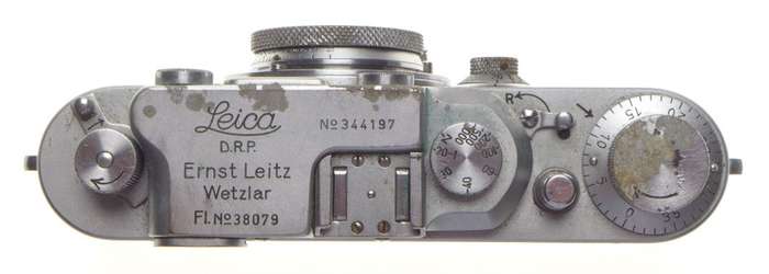 Luftwaffen-Eigentum Fl.No:380798 rare Leica IIIb Leitz Elmar f=5cm 1:3.5 lens