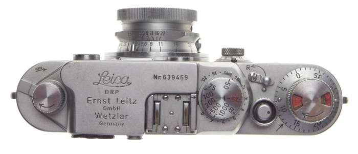 3f Leica IIIF Chrome 35mm Screw mount rangefinder camera f=35mm Summaron 13.5/35
