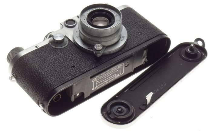 3f Leica IIIF Chrome 35mm Screw mount rangefinder camera f=35mm Summaron 13.5/35