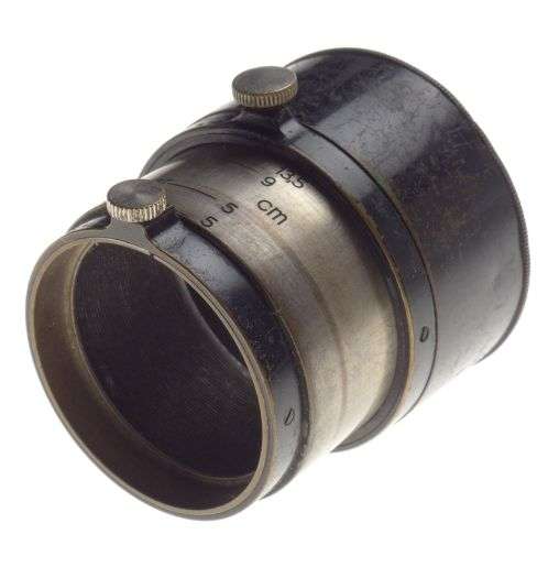 LEICA nickel retractable lens hood shade plack paint snap on Elmar hektor rare