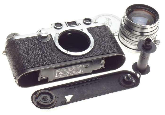 Just Serviced LEICA IIIf 3F Rangefinder camera Summarit f=5cm 1:1.5 fast 1.5/50