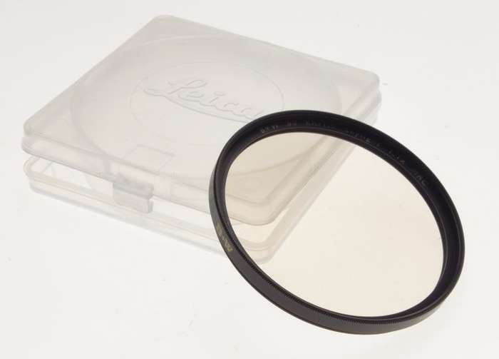 LEICA rangefinder camera lens filter B+W 60 KR -1.5 Skylight 1.1x MRC F-Pro mint