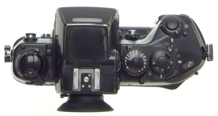 F4 s NIKON SLR 35mm FILM CAMERA BODY DP 20 PRISM FINDER BATTERY GRIP USED MANUAL