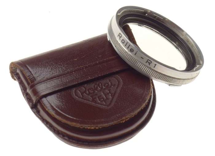 RI Rolleinar R 1 Rolleiflex close up lens macro Filter Rollei-R1 used case clean