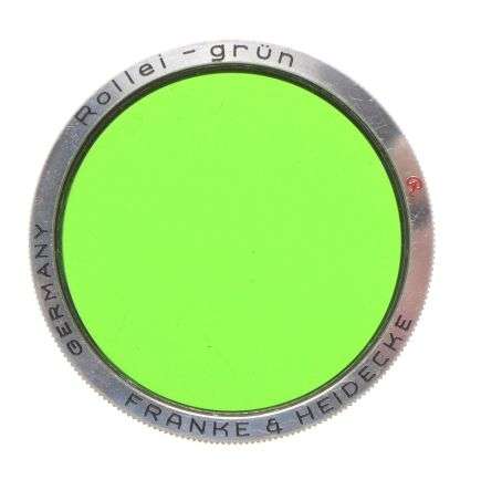 Rolleiflex ROLLEI GRUN Green TLE lens filter boxed papers RII exellent condition