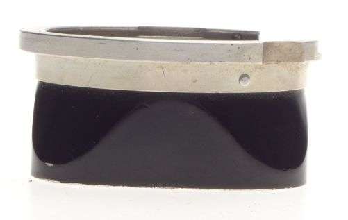 Rolleiflex TLR lens hood shade RII R2 in leather case Sonnenblende boxed Planar
