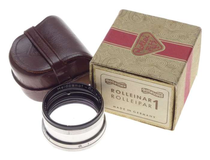 Rolleiflex Rolleinar I 1 Rolleipar close focus TLR lens attachment cased boxed