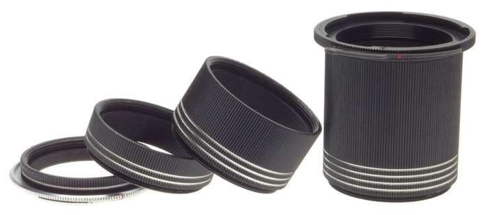 ALPA REFLEX SLR 35mm FILM CAMERA LENS TUBSET BOXED MACRO CLOSE UP 4x ADAPTERS