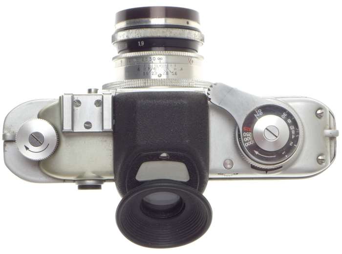 ALPA-XENON 1.9/50 SCHNEIDER SLR VINTAGE CAMERA SILVER LENS Mod. 6B RARE BOX f=50