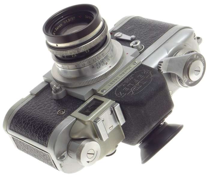 ALPA-XENON 1.9/50 SCHNEIDER SLR VINTAGE CAMERA SILVER LENS Mod. 6B RARE BOX f=50