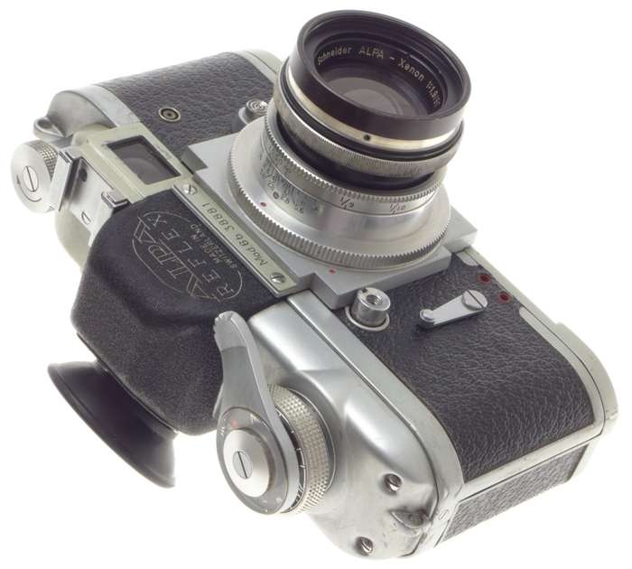ALPA-XENON 1.9/50 SCHNEIDER SLR VINTAGE CAMERA SILVER LENS Mod. 6B RARE BOX f=50
