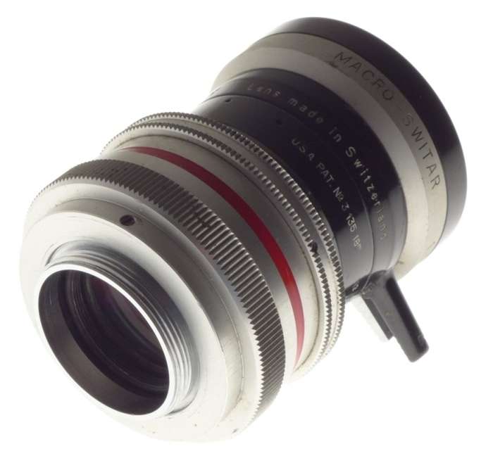 USED BOLEX H16 REFLEX MACRO-SWITAR Pre-set 1:1.1 f=26mm CAPS HOOD CASE MICRO 4/3