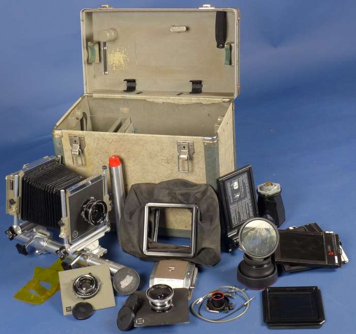 SINAR C. Koch Ststem 3 Schneider lenses Wide angle bellows film holders polaroid