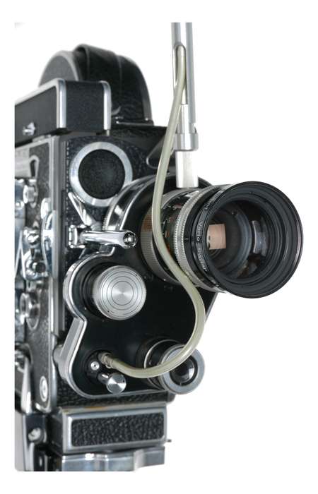 Bolex H8RX Reflex 8mm vintage film movie camera Switar Zoom lens grip set