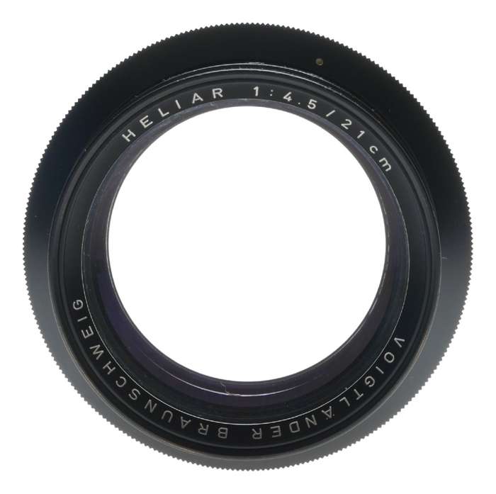 Heliar 1:4.5/21cm Voigtlander Large format lens f4.5 f=210 mm Excellent