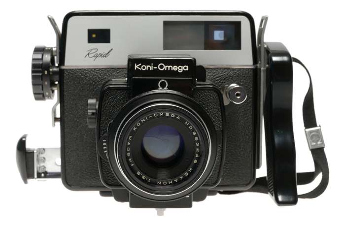 Koni-Omega Rapid Hexanon 3.5/90mm Medium format Black film f3.5 f=90mm lens