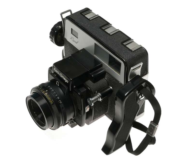 Koni-Omega Rapid Hexanon 3.5/90mm Medium format Black film f3.5 f=90mm lens
