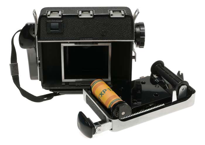 Koni-Omega Rapid Hexanon 3.5/90mm Medium format Black film f3.5 f=90mm lens