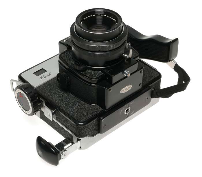 Koni-Omega Rapid Hexanon 3.5/90mm Medium format Black film f3.5 f=90mm lens
