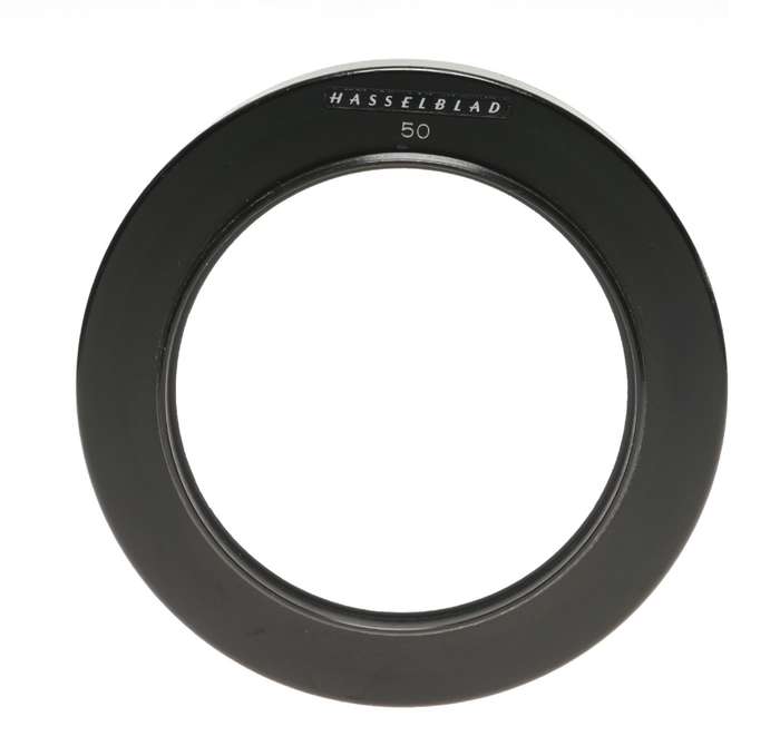 Hasselblad 50 black lens hood square lens shade original first f=50mm wide angle