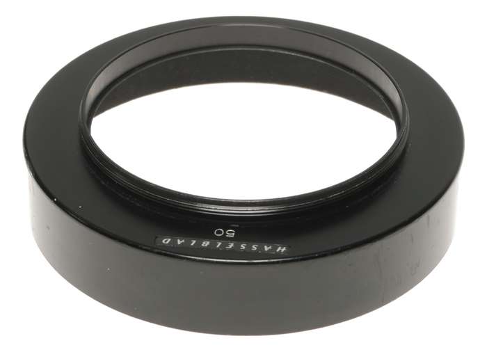 Hasselblad 50 black lens hood square lens shade original first f=50mm wide angle
