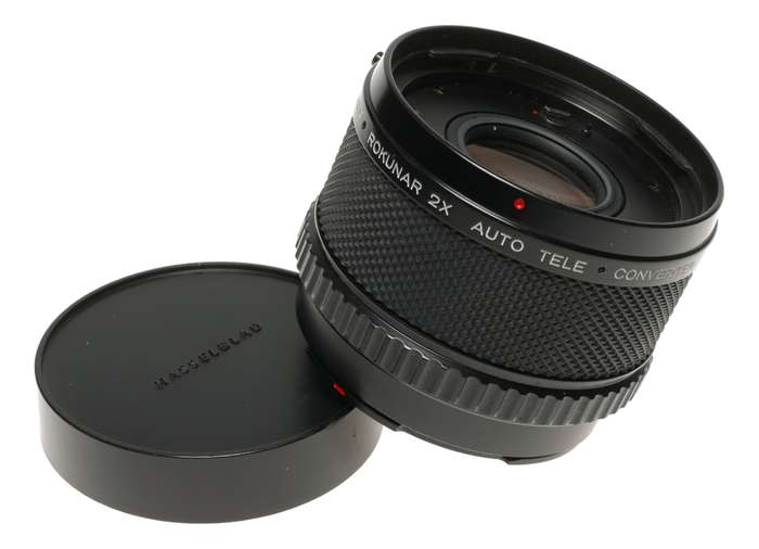 HBF ROKUNAR 2x Auto Tele Converter fits 500 CM Hasselblad cameras