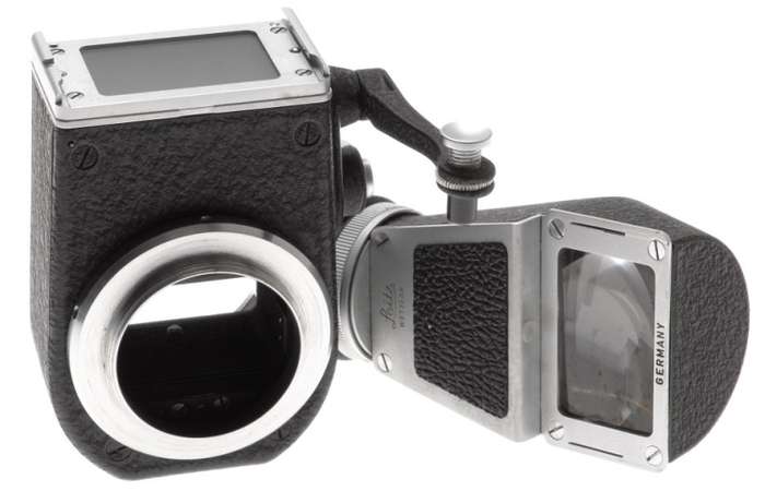 LEICA VISOFLEX II CAMERA LENS ADAPTER SLR CONVERTER BOX OTXBO KIT W/PRISM LEITZ