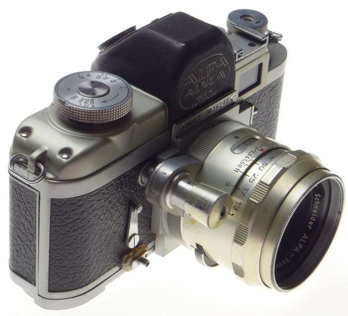 ALPA Mod 7 SLR vintage film camera Schneider prime XENON 1.9/50mm lens case rare