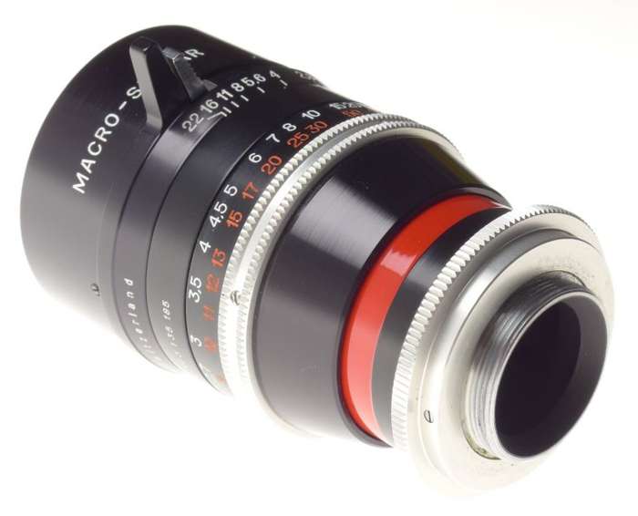 PRISTINE BOLEX H16 RX MACRO-SWITAR Pre-set 1.9 f=75mm CAPS HOOD 1.9/75 MICRO 4/3
