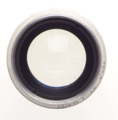 Som Berthiot Tele-Cinor 3.5 f=75mm chrome C-mount vintage lens bolex beaulieux